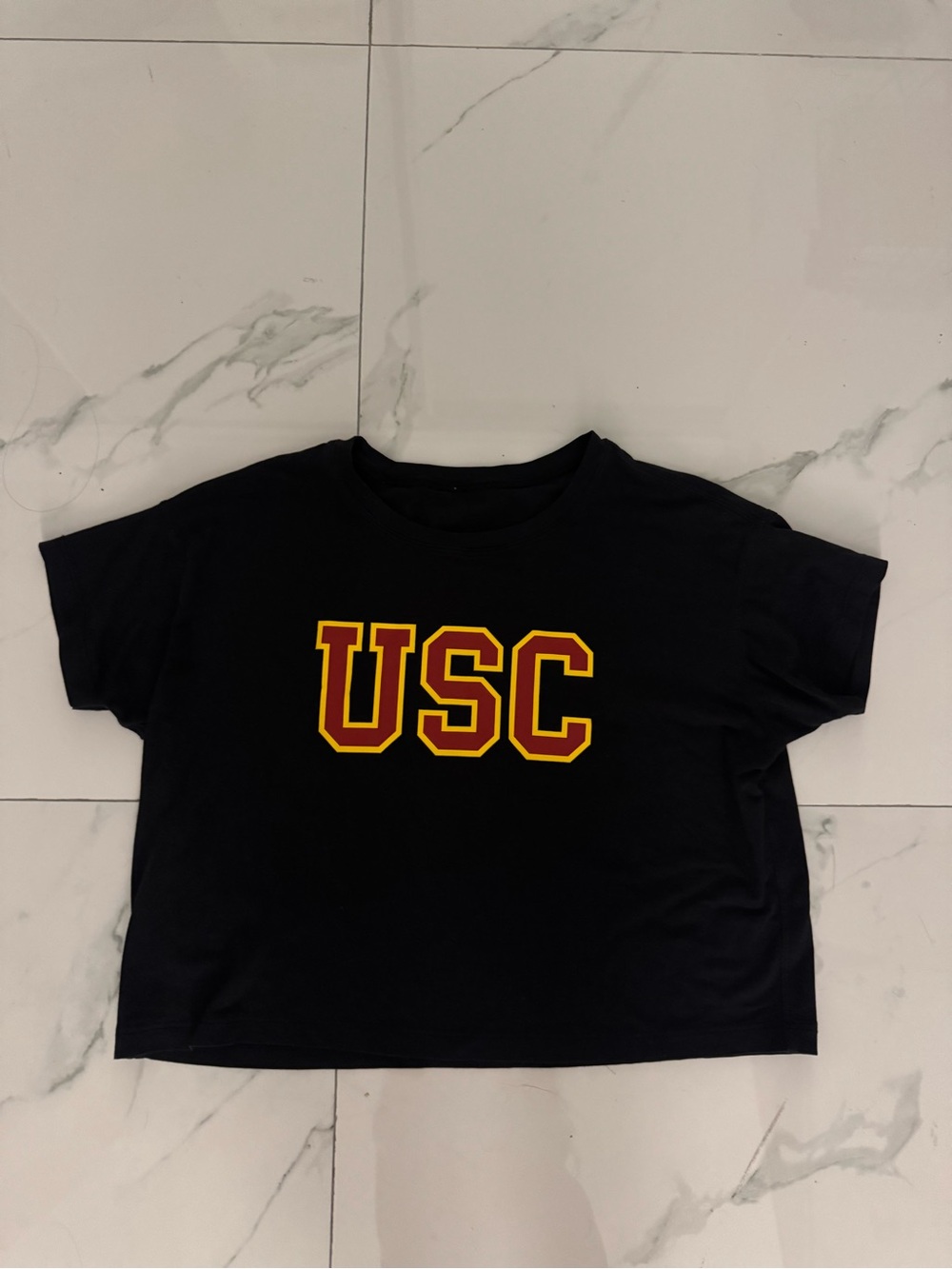 USC Lululemon Black Tee